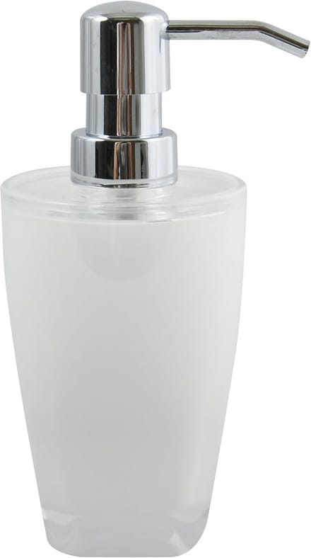 Zeepdispenser Tafelmodel Acryl Wit - Ruime Badkamer Accessoire