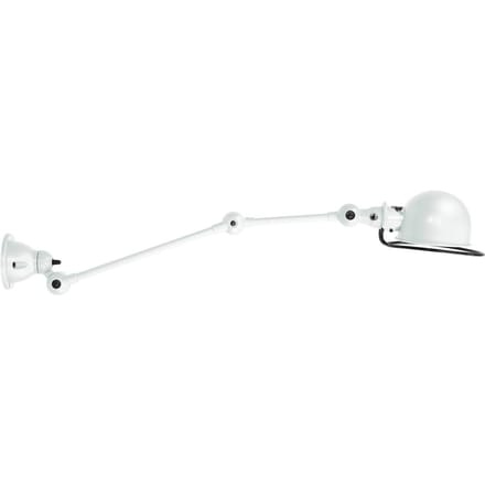 Jieldé Loft D4251 wandlamp, scharnierarm, wit