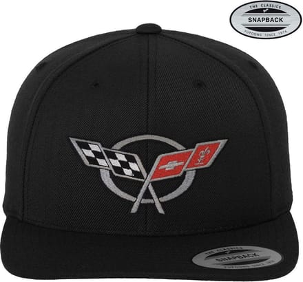 Corvette Cap C5 Flags Premium Snapback-pet GM-91-CORV9902-CB63
