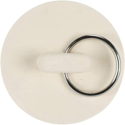 Wastafelstop - Gootsteenstop Afvoerstop - Water Dicht Maken - Universele Pasvorm - 1 3/8 Inch - Zwart