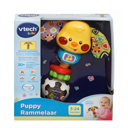 Vtech Puppy Rammelaar Interactief speelgoed Grijp- en bijtspeelgoed