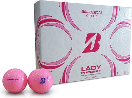 Bridgestone Golf Precept Golfballen 12 Eenheden Roze,Transparant