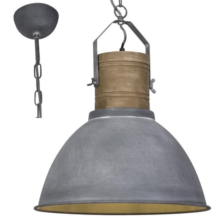 Brilliant FRIEDA - Hanglamp - Bruin;Zilvergrijs