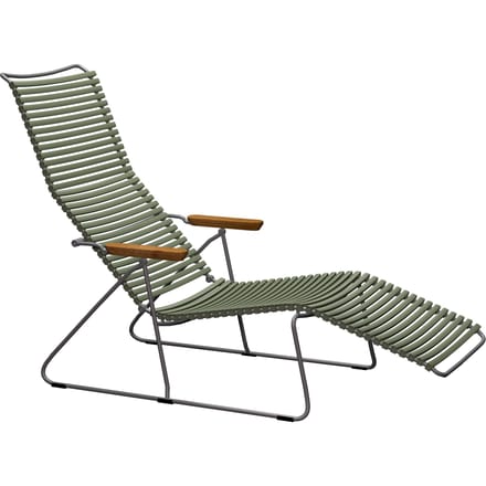 HOUE - Click Sunlounger ligstoel - olijfgroen