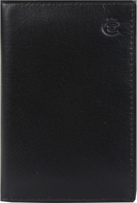 Esquire Eco Business Card Case Leer 7,5 cm - 1 Sleuven - black