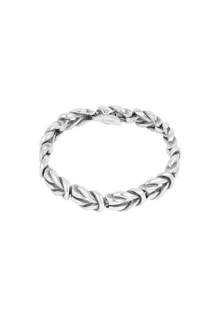 Bijoutheek Armband (Sieraad) Heren Geknoopt Zilver
