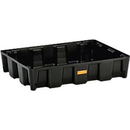 PE lekbak 60HD, gemaakt van polyetheen, 100% recyclebaar, zonder PE rooster