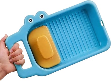 Wasplank - Handwasbord - Kleding Reinigen - Draagbaar Ontwerp - 32x18 cm - Blauw