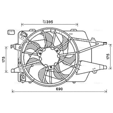 Blower AVA COOLING FD7577 AVA