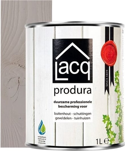 Lacq Produra - Beits - 1 liter - White Clay - Voor buiten