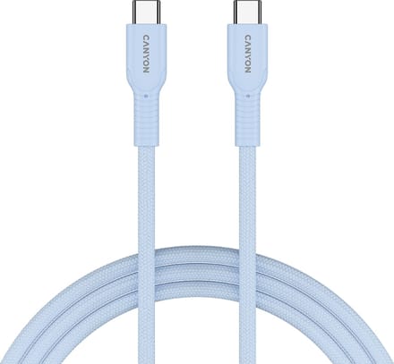 Canyon OnWire 60CL - Kabel - USB-C - 60W - 1m - Niebieski