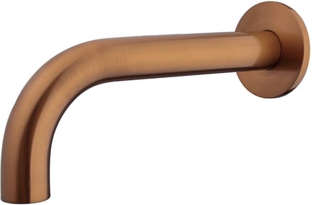 Wiesbaden Caral Baduitloop Rond 20 cm - Geborsteld Brons Koper PVD
