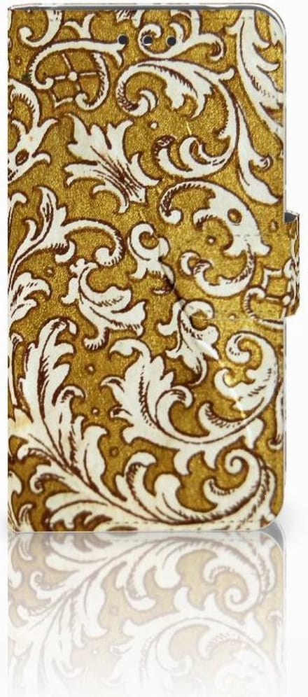 Wallet Case Nokia 2 Barok Goud