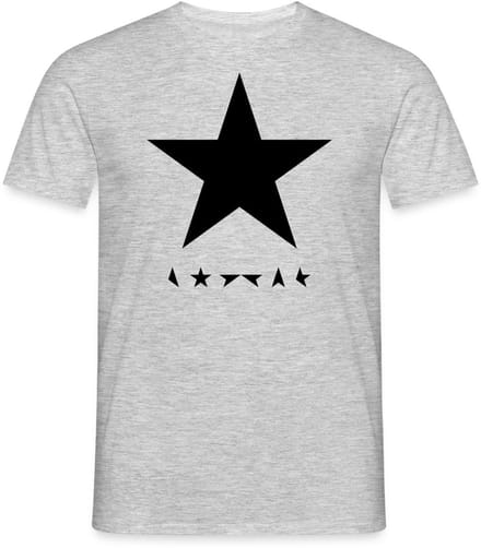 David Bowie Blackstar Album Cover T-Shirt Heren