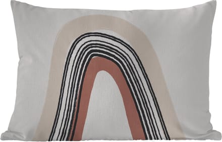 Buitenkussens - Tuin - Regenboog - Pastel - Design - 50x30 cm