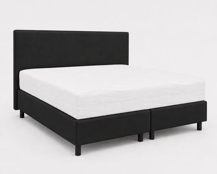 Opberg Boxspring Savelle - 90x200 Compleet - Zwart - Luxe Living Home