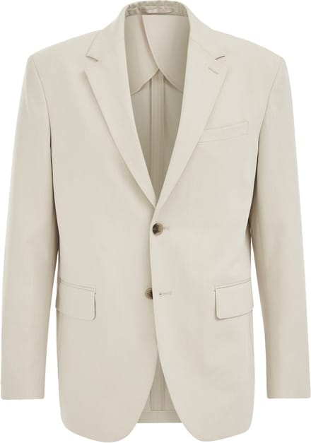 WE Fashion Heren slim fit blazer van twill met stretch