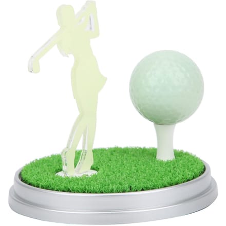 Mini Golf Souvenirs Cadeau Decoratie Lichtgevend Plastic Rubber Magnetisch voor Thuis Auto Bureau white