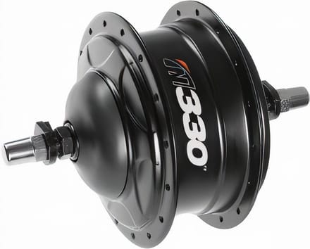 NUVINCI N330 Naaf Zwart 36 Gaats V-Brake / Vrijloop