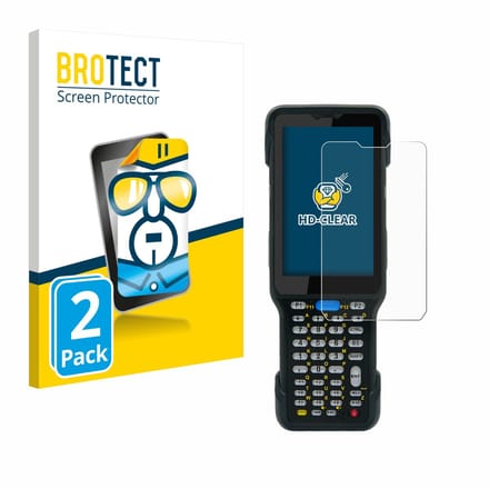 BROTECT - Screenprotector voor Unitech HT730 - Folie Beschermfolie transparant 2 Stuks