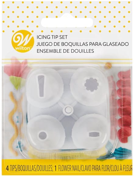 Wilton Spuitmondjes Set Tip and Nail - Garneerspuit - Set/5