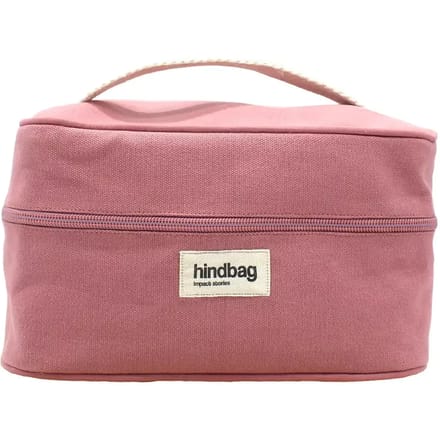 Hindbag toilettas Gaspard - Roze - Biologisch GOTS katoen