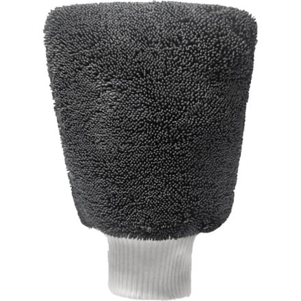 Gant de lavage en microfibre super absorbant double face sans rayures gants de travail de nettoyage pour usage sec et humide black