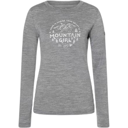 Dames-T-shirt met lange mouwen super.natural Mountain
