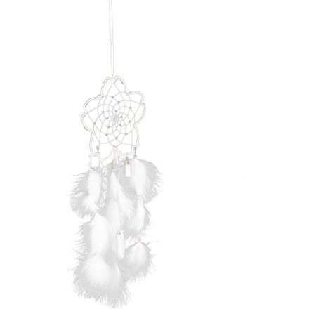 LED Dromenvanger Hanger Decoratie voor Thuis Muurhanger Bruiloftsfeest Decor Veren Decor white