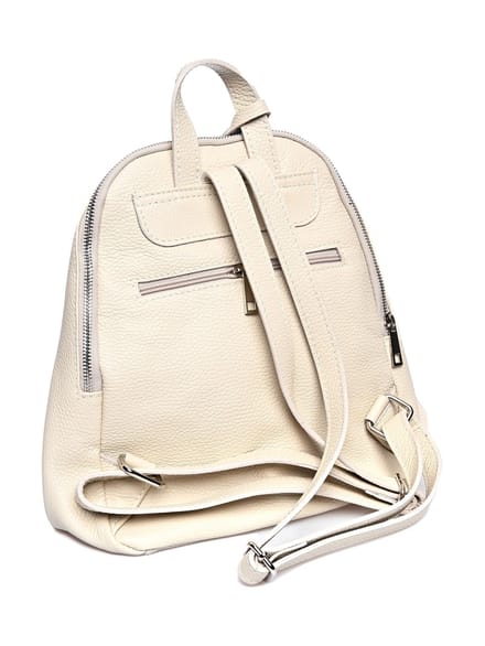 Anna Luchini Beige Rundleer Tas