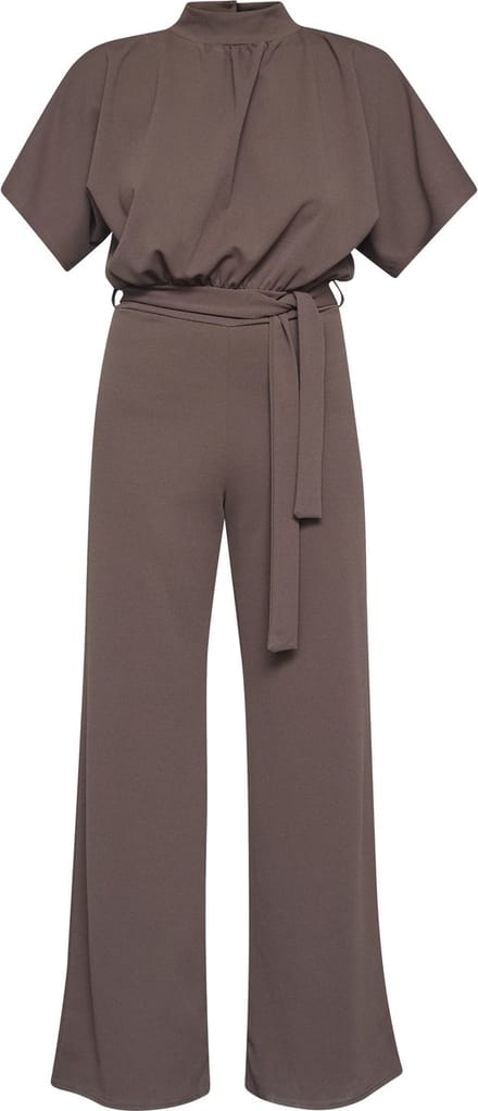 SISTERS POINT Girl-ju - Dames Jumpsuit - D. chocolate - Maat M