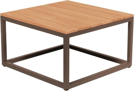 Tierra Outdoor tafel Rio Square Coffee Table Teak Top M