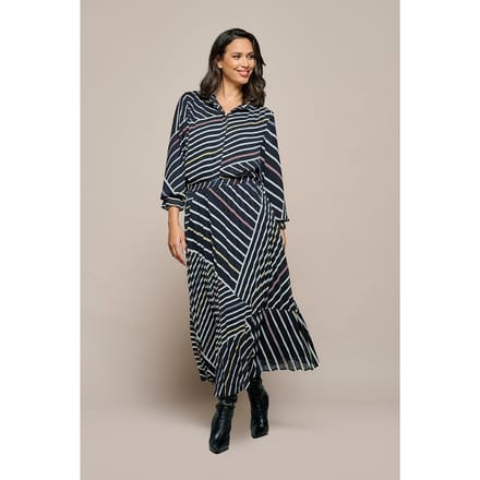 Norita Print Rok Zwart / Multi