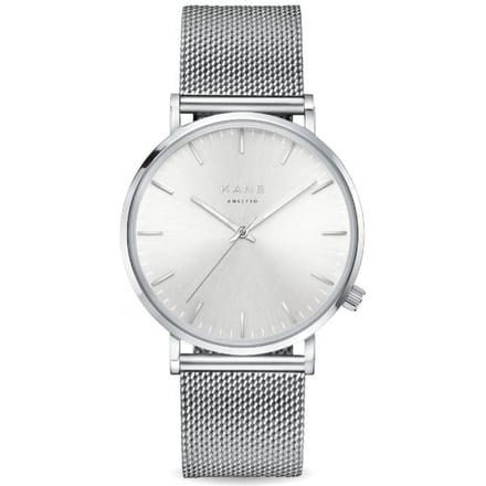 Kane Watches | Silver Steel Silver Mesh