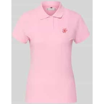 Slim fit Poloshirt van Katoenmix