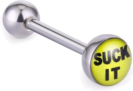 Fako Bijoux® - Tongpiercing - Logo - Suck It
