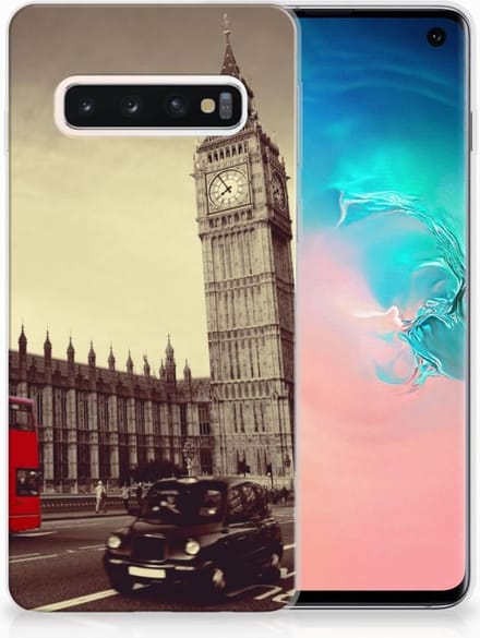 Samsung Galaxy S10 Siliconen Back Cover Londen