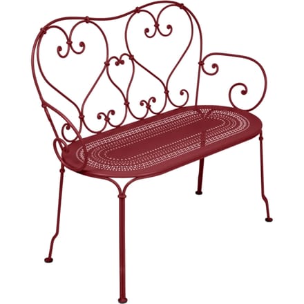 Fermob - 1900 Bank - 43 chili mat - rood