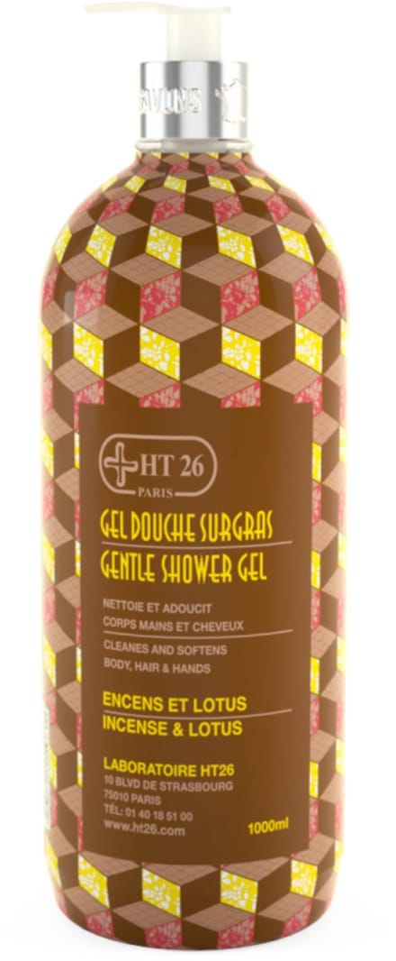 HT26 Shower Gel with Incense & Lotus, 1000ML
