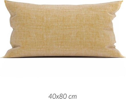 Zohome Lino Kussensloop - Geel - 40x80cm - Geel