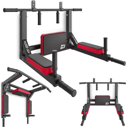 Multifunctioneel Klimrek en Dipstation voor Thuisgebruik - Wandmontage Krachttraining