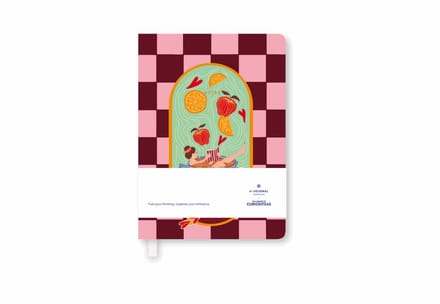Fabrique - Notitieboek A7 - Gestreept - Blauw