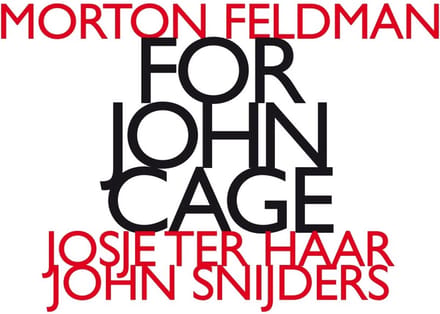 Josie Ter Haar & John Snijders - For John Cage (CD)