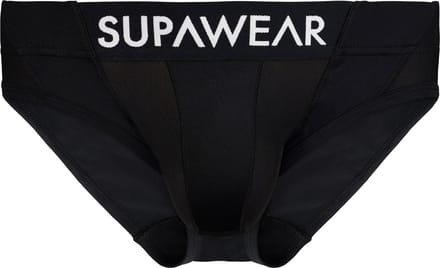 SUPAWEAR Vortex Brief Black - MAAT M - Heren Ondergoed - Slip voor Man - Mannen Brief