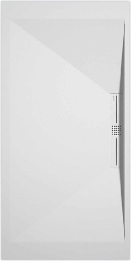 Sanifun douchebak Stone Side White Smooth 1200 x 900 P