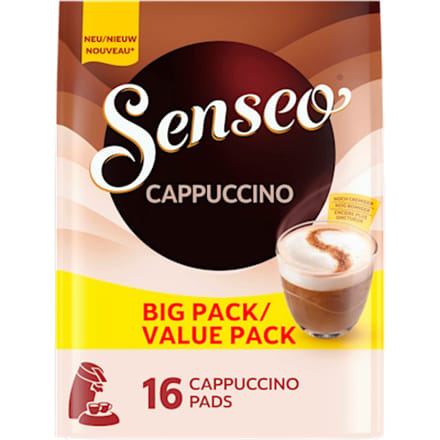 Senseo Cappuccino Koffiepads - 16 stuks, 184 g