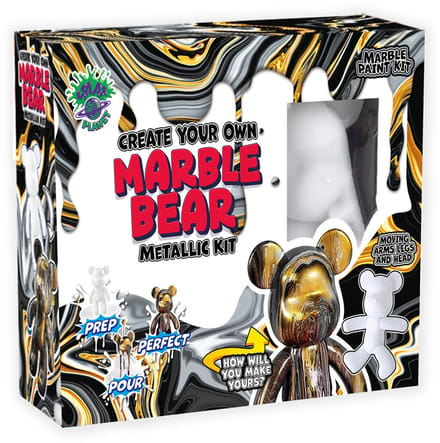 Splat Planet Metallic Marmer Set Beer 24 x 30 x 10 cm