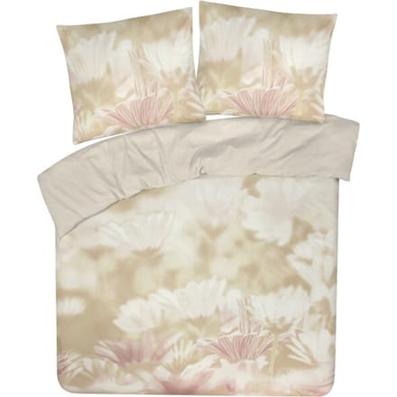 DoubleDry Dekbedovertrek My Design 100% katoen - Eenpersoons 140x200 cm + 1 Kussensloop - gerbera