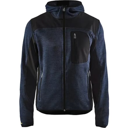 Blaklader Gebreid vest met softshell 4930-2117 - Mannen - Dark Navy/Zwart - M