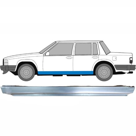 Volledige dorpel voor Volvo 740 760 1982-1992 / Links